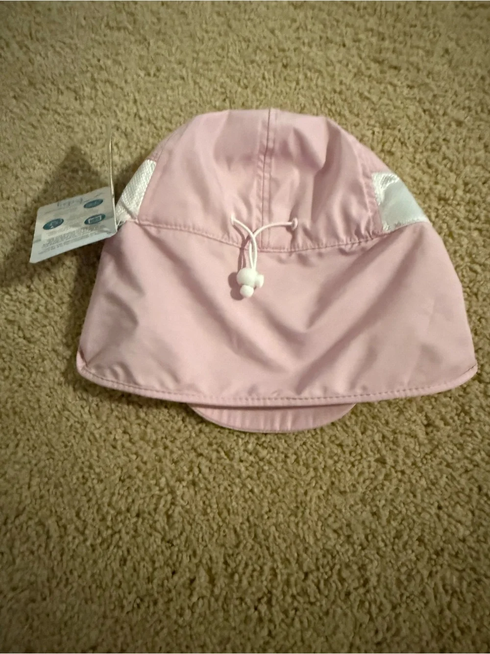 Swimzip Kids flap hat Pink